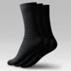 Men’s Black Long Cut Cushioned Socks