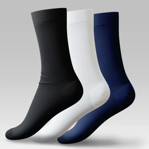 men's long full cushioned socks