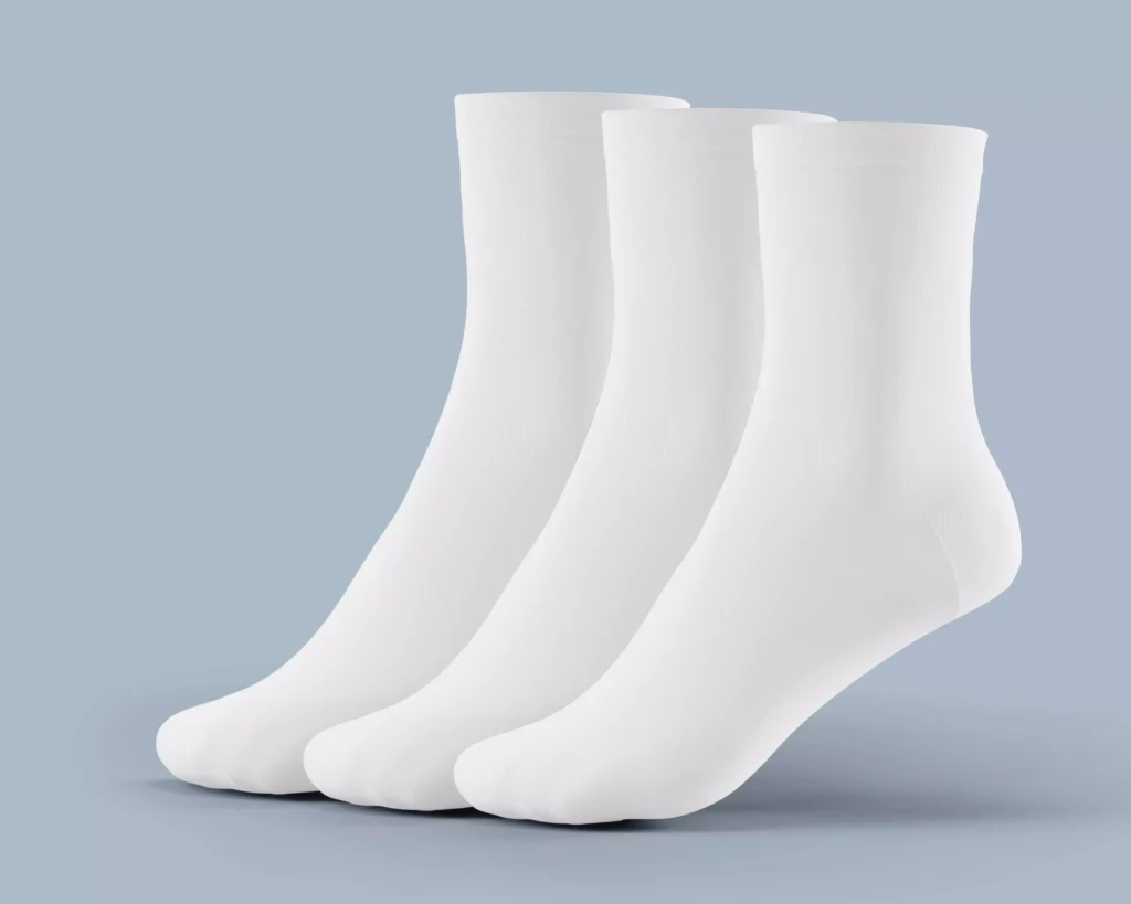 Women's Egyptian cotton mid-calf half-cushion socks