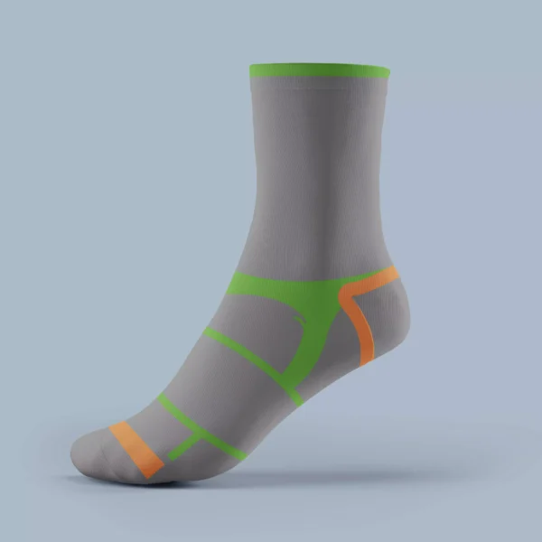 Multicolor medium half cushioned socks for men – P3D-M-8