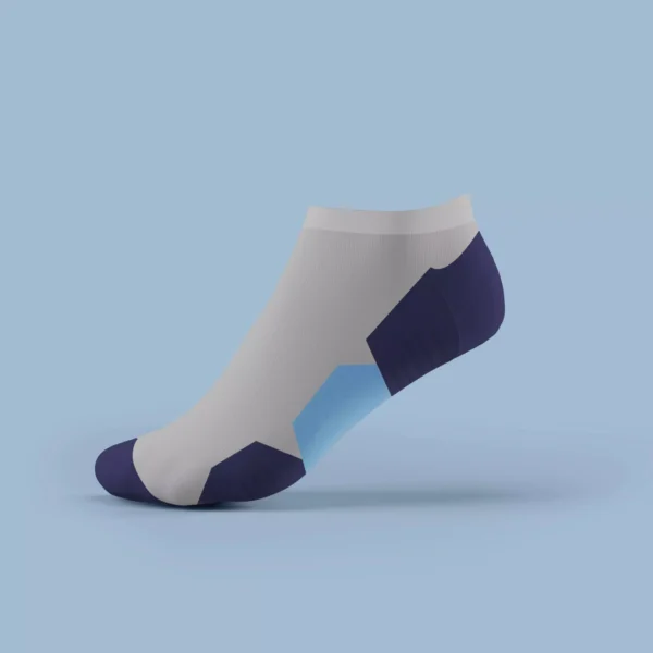 Multicolor half cushioned low cut socks for men – P3E-M-6