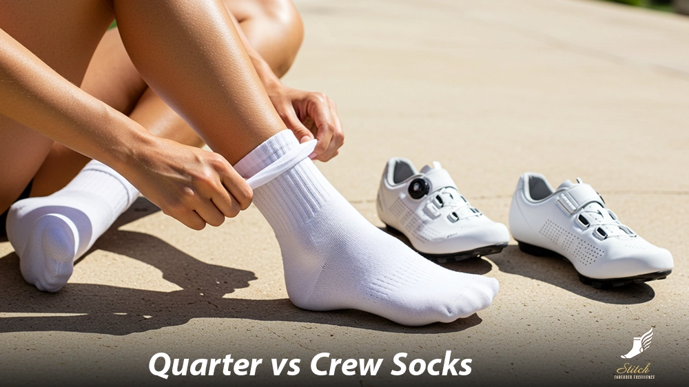 Quarter vs Crew Socks